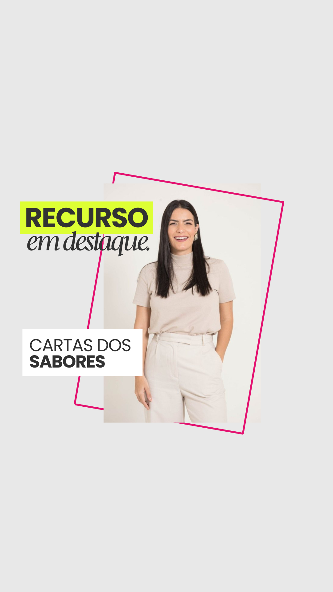 cartas dos sabores